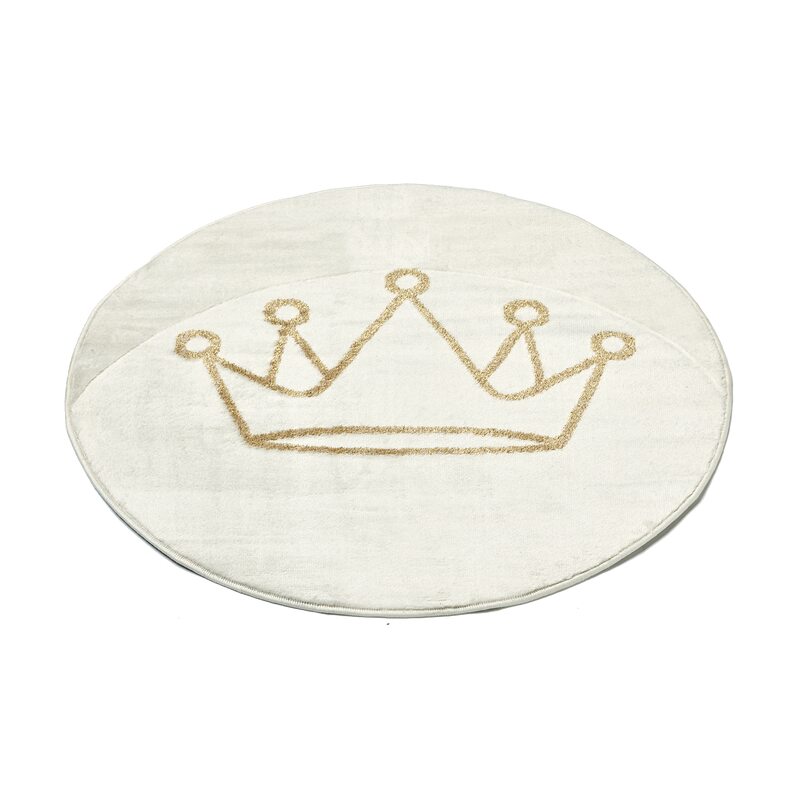Tapis MELIA coloris blanc 100 cm