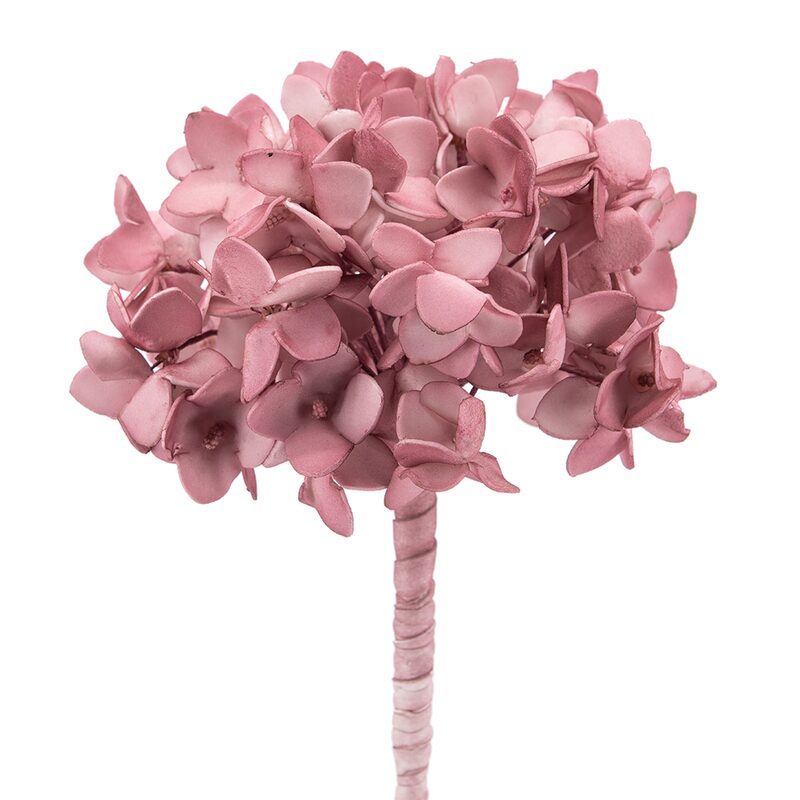 Fleur artificielle HORTENSIA coloris rose