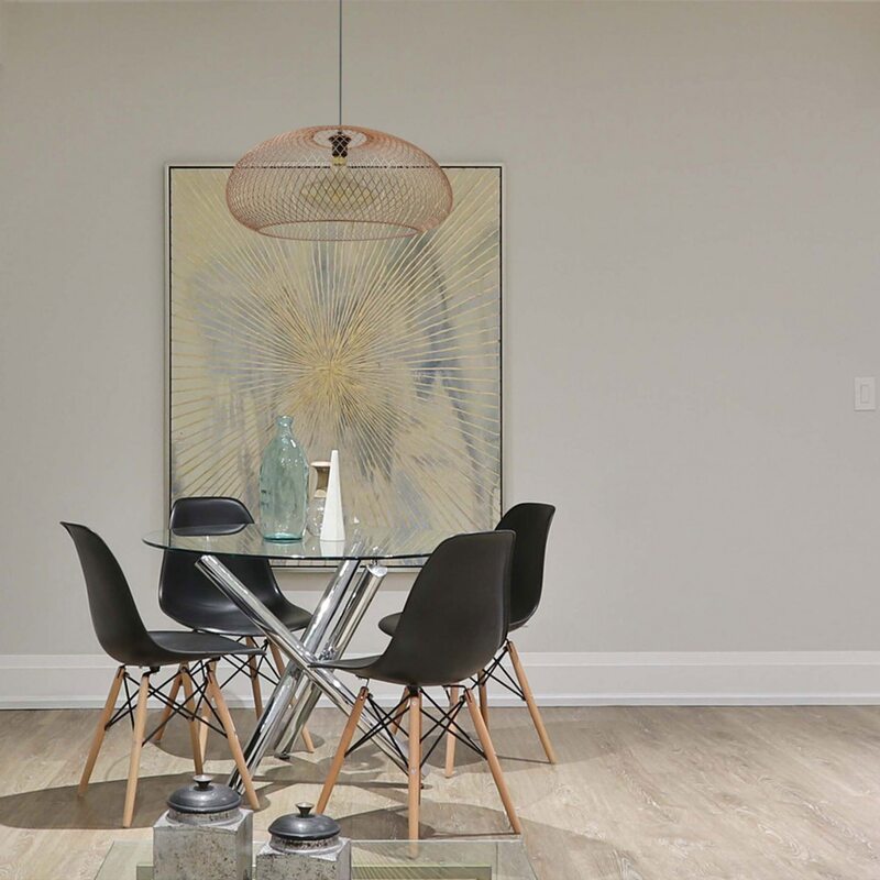 Suspension NORLINE coloris cuivre 14 x 60 cm