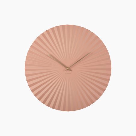 Present Time Horloge en métal SENSU coloris rose