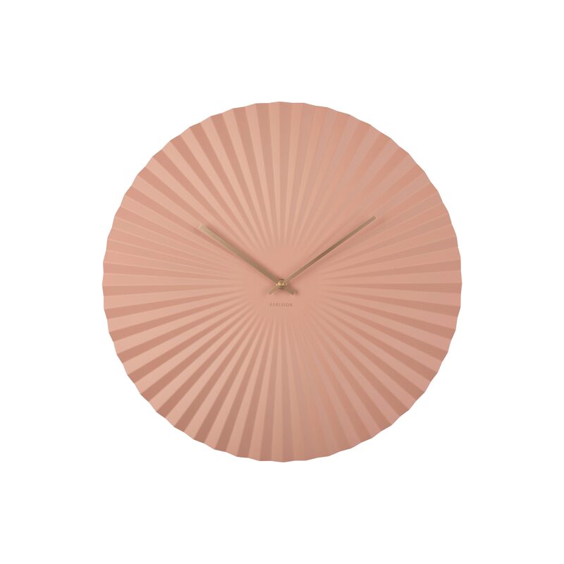 Horloge en métal SENSU coloris rose