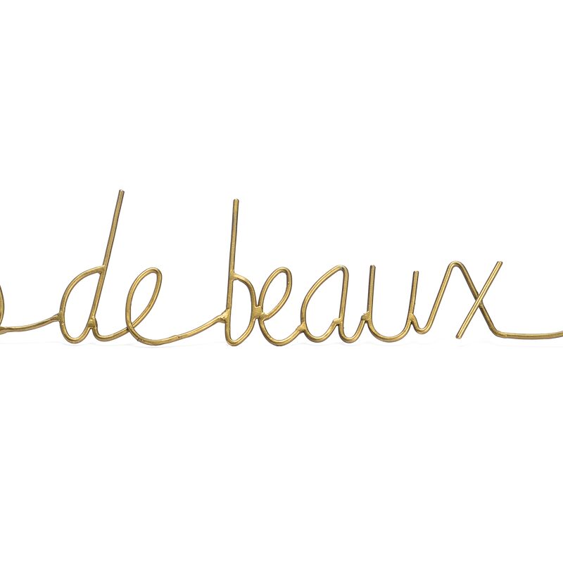 Lettrage FAIS DE BEAUX RÊVES coloris or