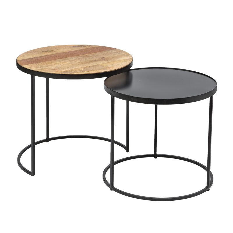 Table basse JUDITH coloris Brun bois