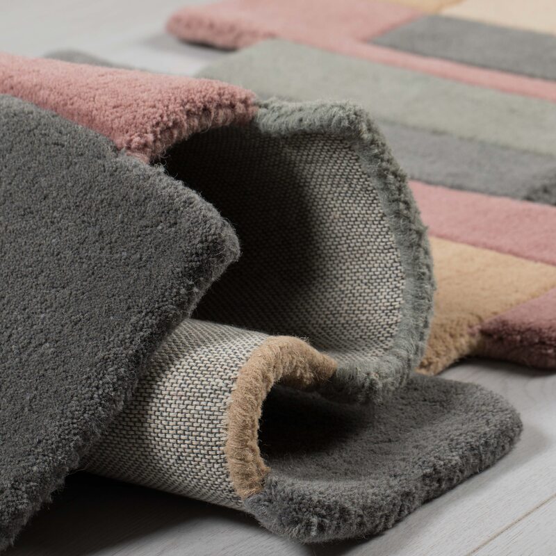 Tapis AIDEN coloris multicolore pastel 120 x 180 cm