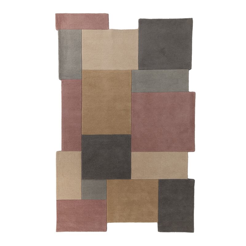 Tapis AIDEN coloris multicolore pastel 120 x 180 cm