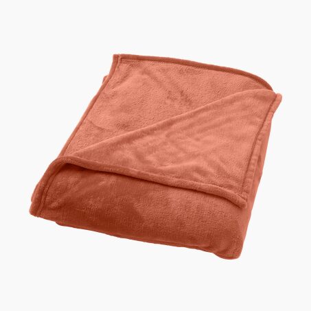 Plaid polaire TILLIE coloris ocre