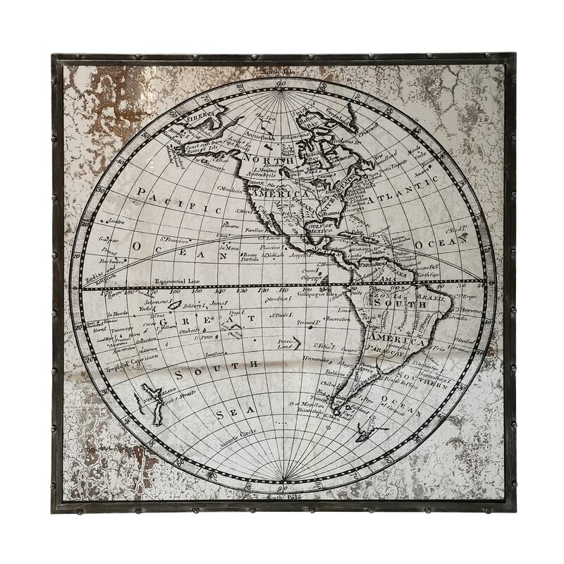 Miroir teinté GLOBE 83 x 83 cm