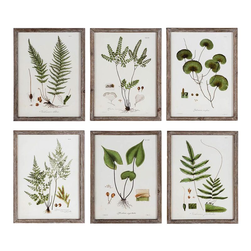 Tableau BOTANIQUE coloris beige et vert