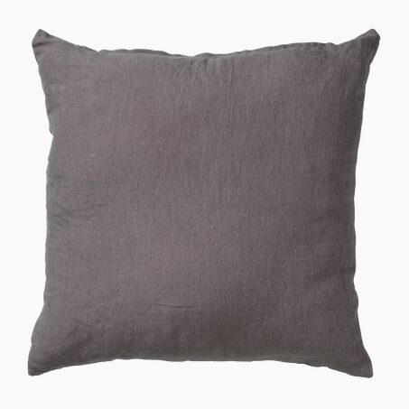 Coussin LINHA coloris gris anthracite 45 x 45 cm