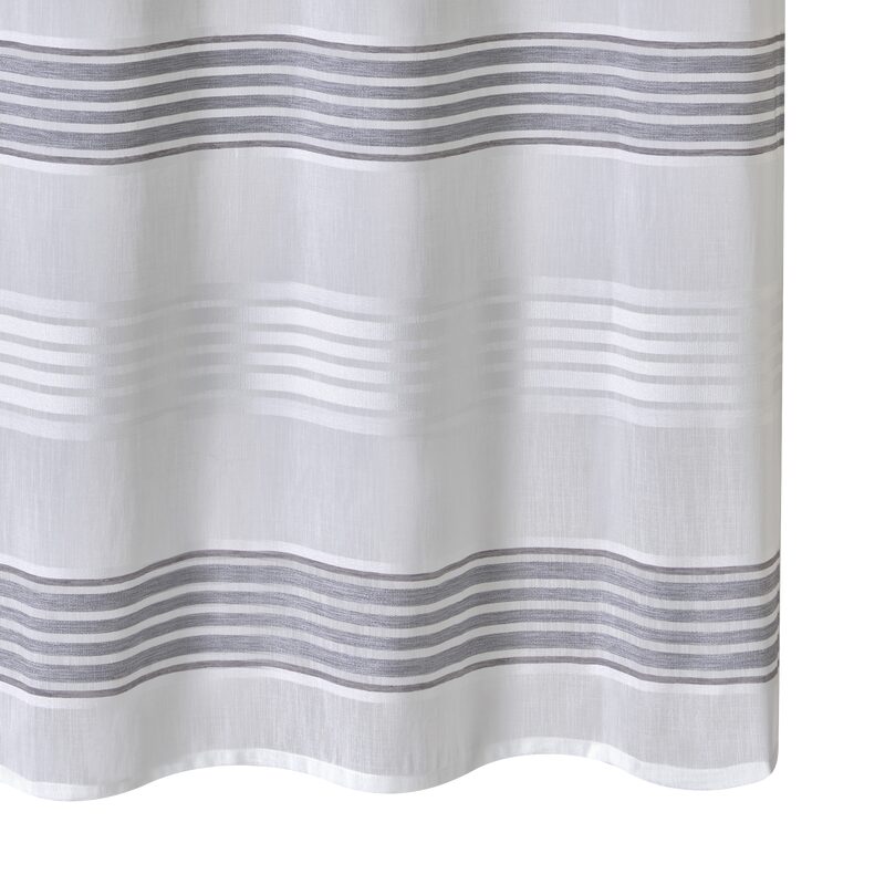 Voilage BRIZA coloris gris perle 140 x 240 cm