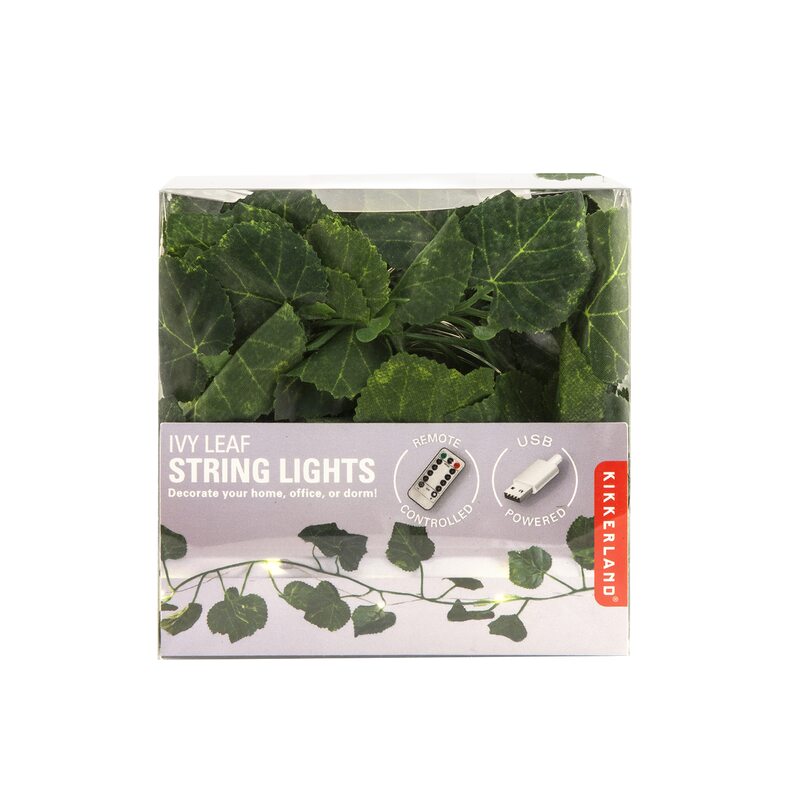Objet lumineux GUIRLANDE LIERRE coloris vert