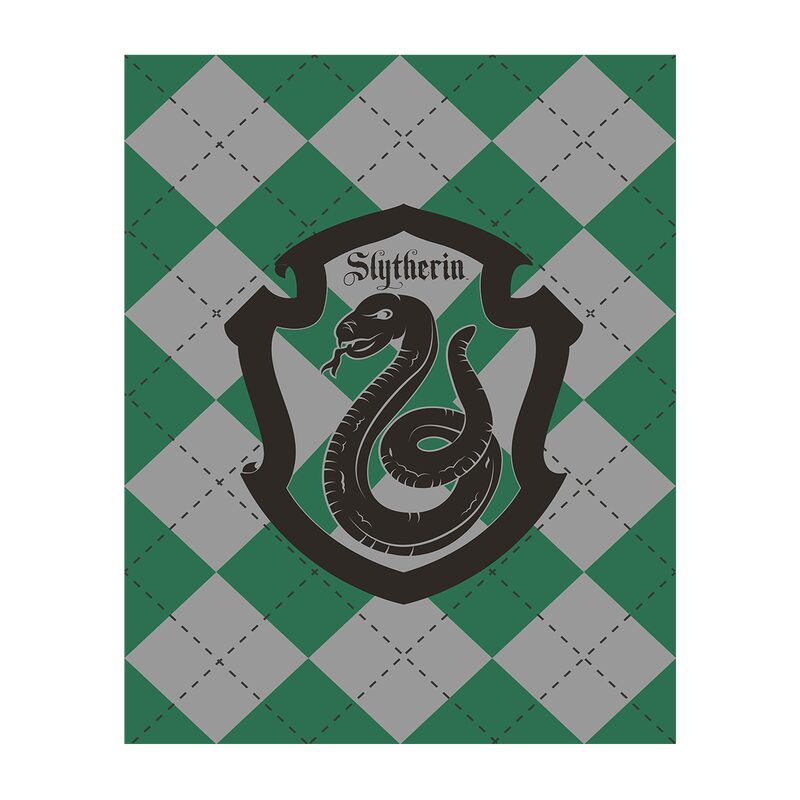 Toile imprimée SLYTHERIN 40 x 50 cm