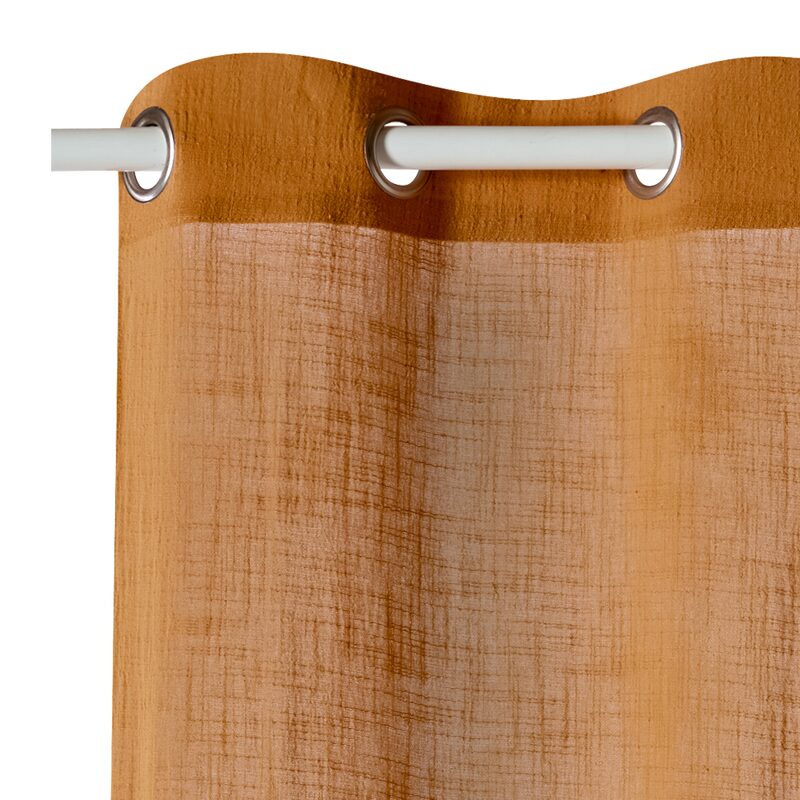 Rideau BELLONA coloris safran 135 x 260 cm