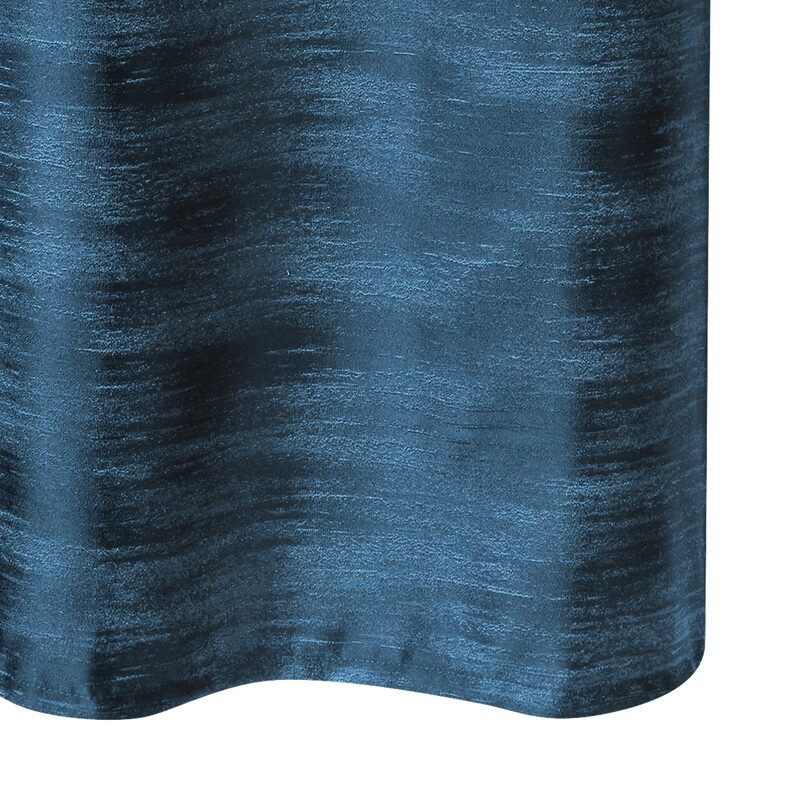 Rideau MATSY coloris bleu 140 x 260 cm