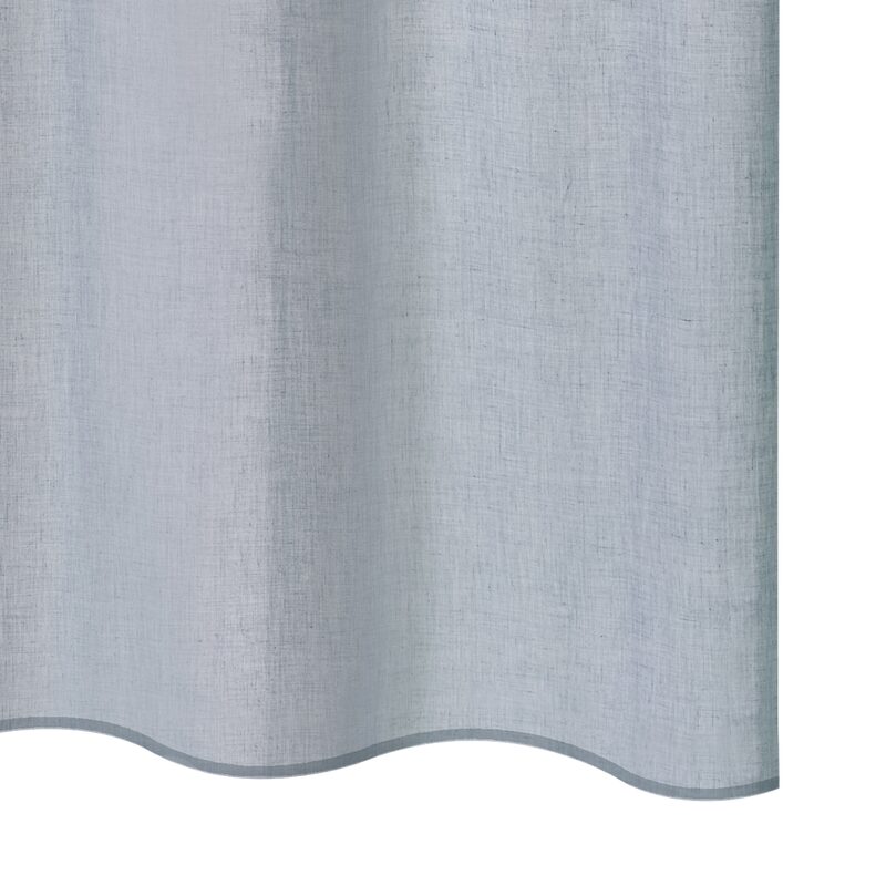 Voilage NOLAN coloris bleu jean 140 x 240 cm