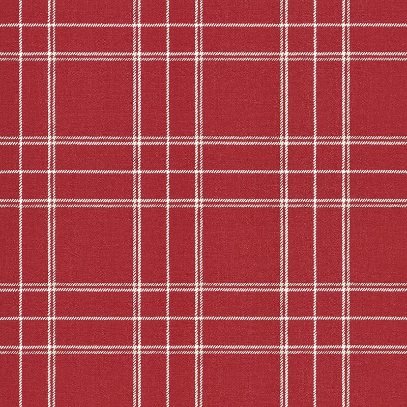 Papier peint intissé FLORENTINE ASHTON coloris rouge vermillon