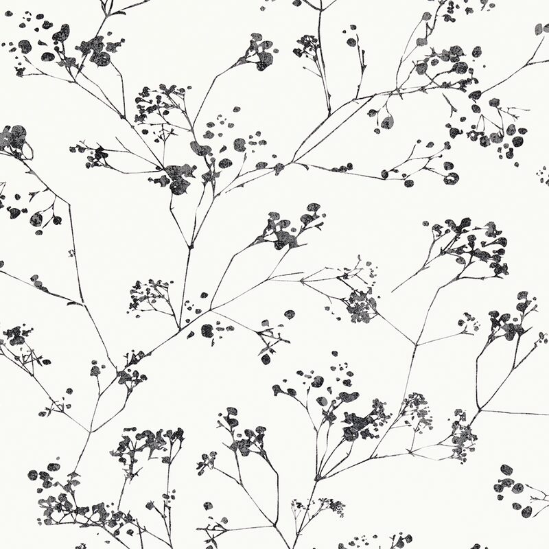 Papier peint intissé PIANA coloris noir