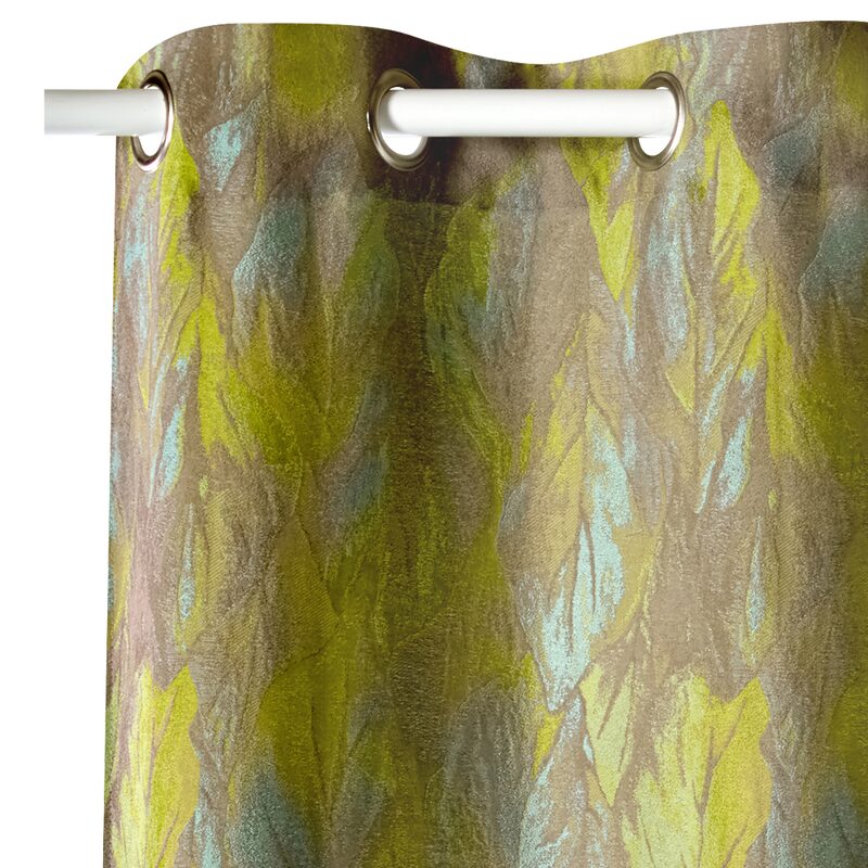 Rideau ALOIS coloris safran 140 x 260 cm