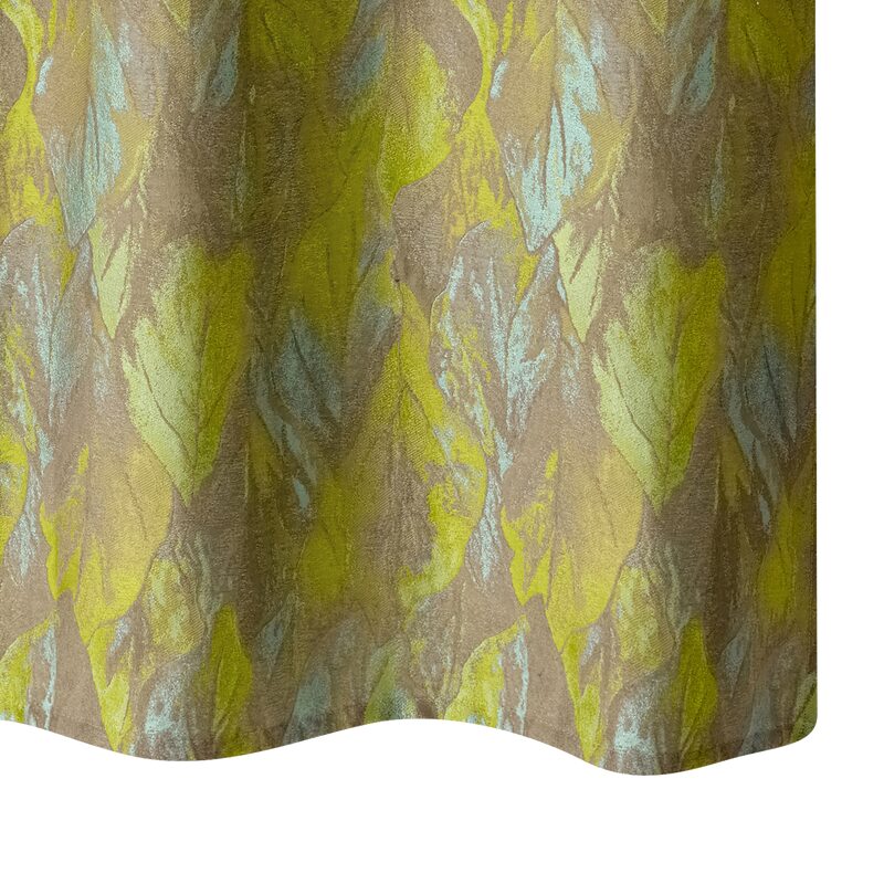 Rideau ALOIS coloris safran 140 x 260 cm