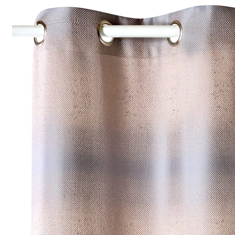Rideau SAINA coloris rose pâle 140 x 260 cm