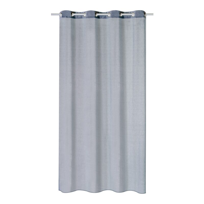 Voilage NOLAN coloris bleu jean 140 x 240 cm