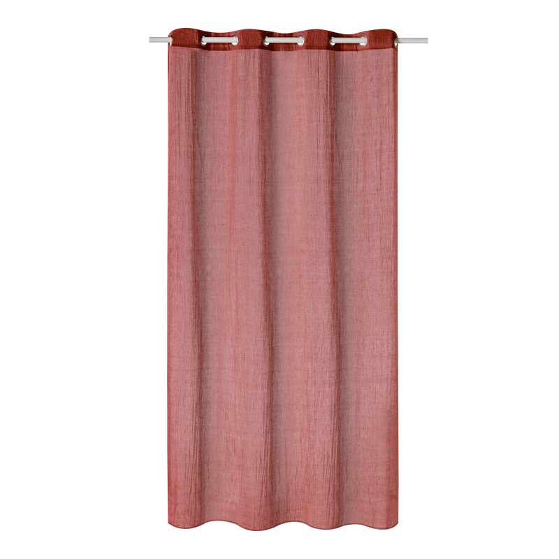 Voilage NOLAN coloris poterie 140 x 240 cm