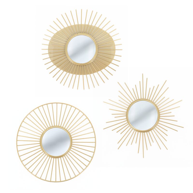 Miroir en métal GOLDENSUN