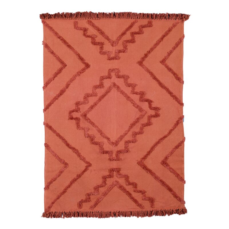 Tapis ALEC coloris terracotta 120 x 170 cm