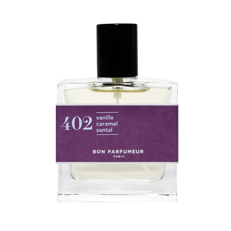 Parfum 402 vanille, caramel, santal