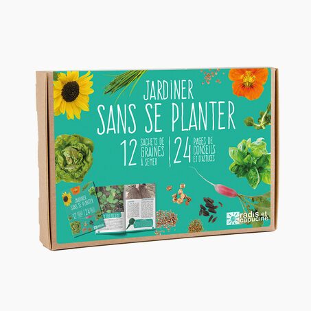 Radis et Capucine Coffret de jardinage JARDINER SANS SE PLANTER