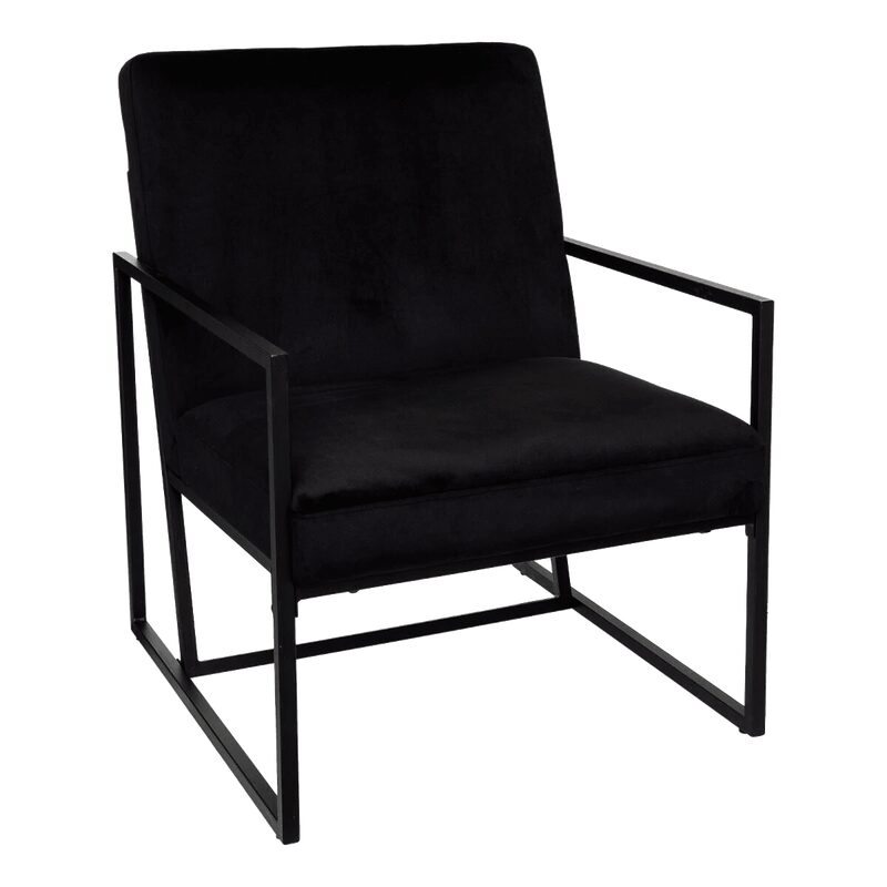 Fauteuil JOHN coloris noir