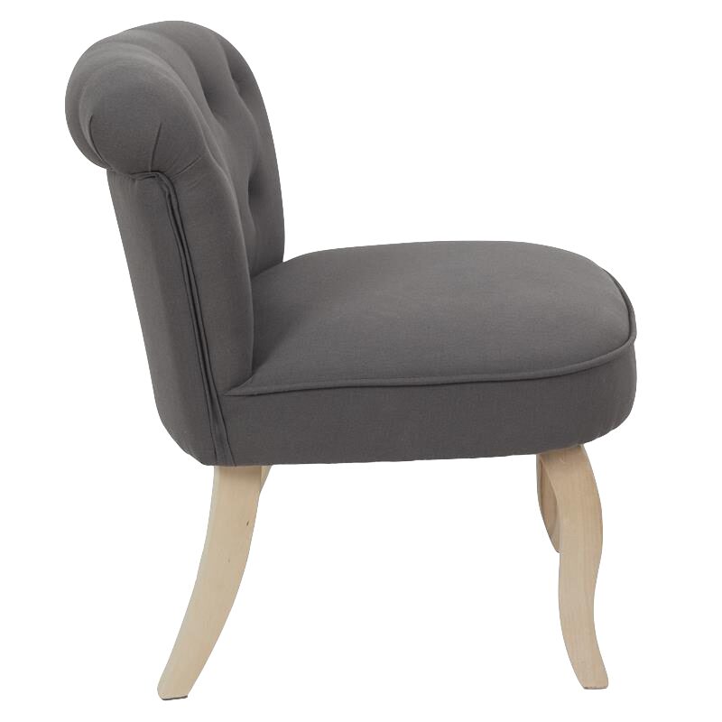 Fauteuil LORETTE coloris gris foncé