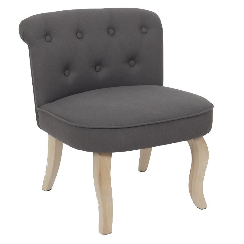 Fauteuil LORETTE coloris gris foncé