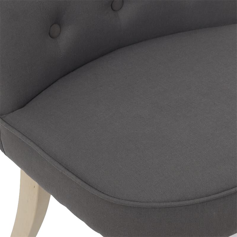 Fauteuil LORETTE coloris gris foncé