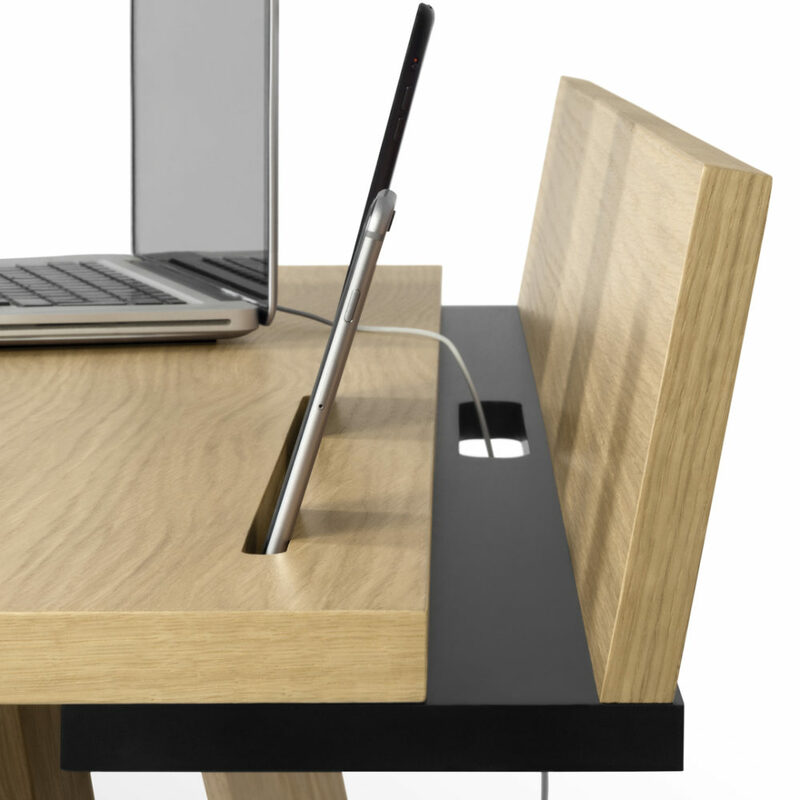 Bureau JELIS coloris bois chêne