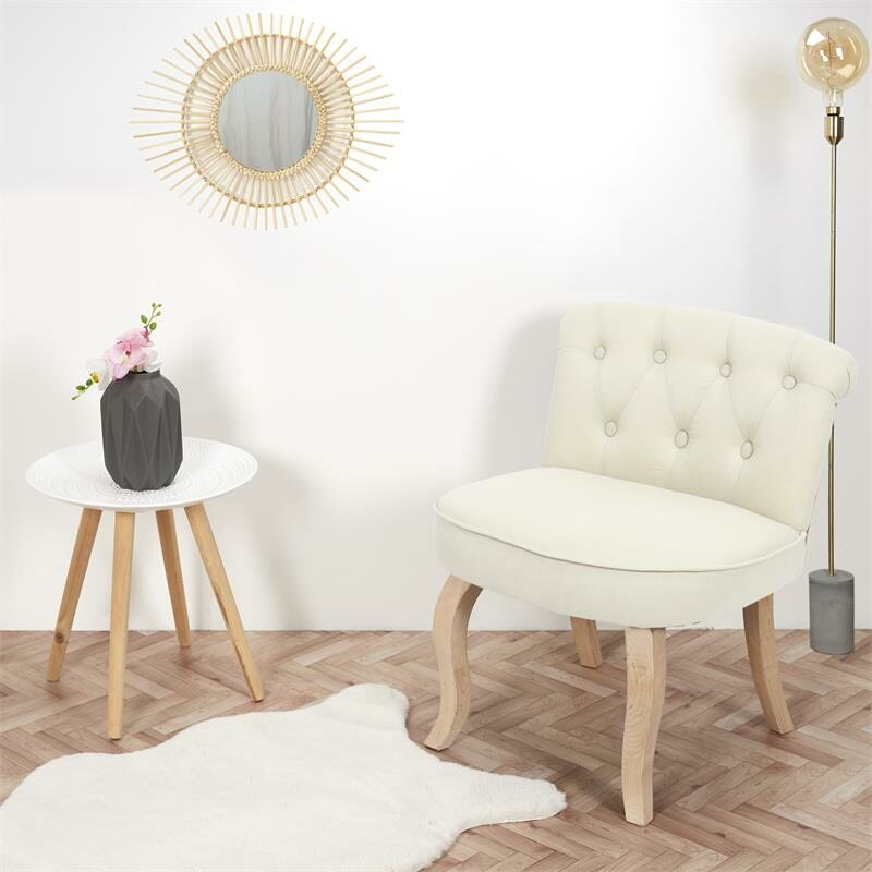 Fauteuil LORETTE coloris beige