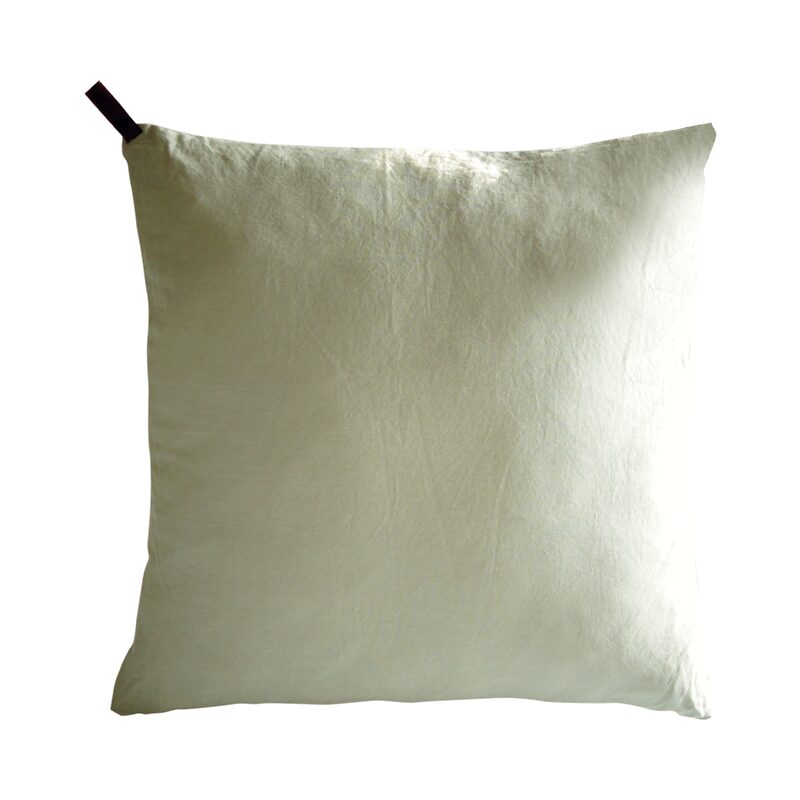 Coussin JAMES coloris vert 45 x 45 cm