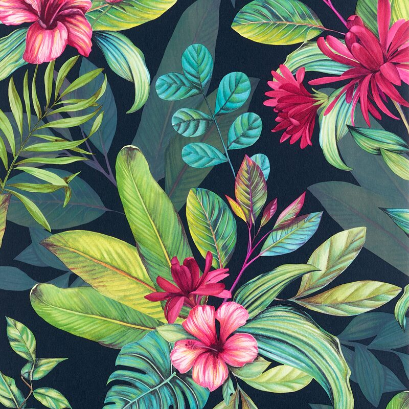 Papier peint intissé FRIDA coloris multicolore