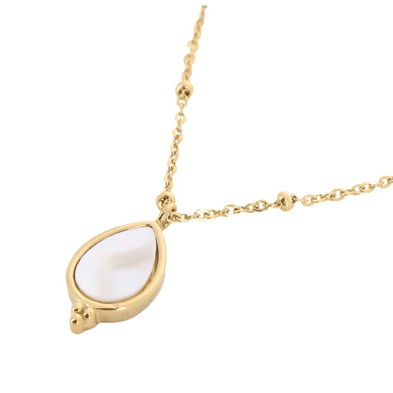 Collier AQUILA NACRE coloris nacré