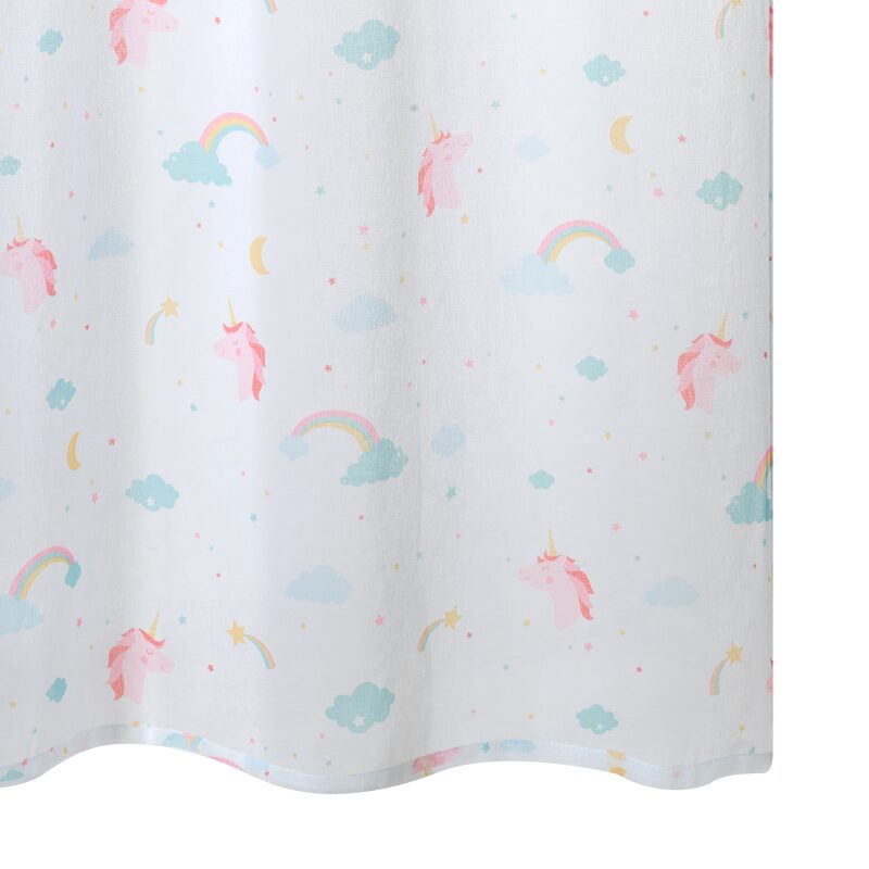 Voilage LICORNE coloris multicolore 140 x 240 cm