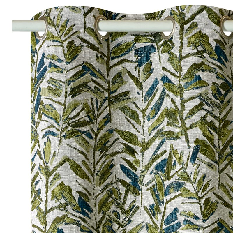 Rideau SABIA coloris olive 140 x 260 cm