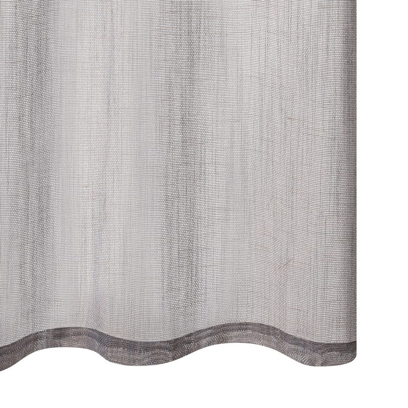 Voilage CARCES coloris bleu indigo 140 x 240 cm