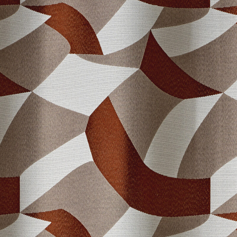 Rideau RUBA coloris brun 140 x 260 cm