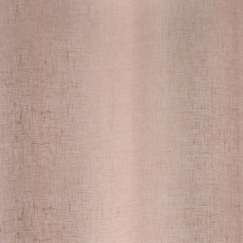 Voilage Lin LINAE coloris rose nude 140 x 260 cm