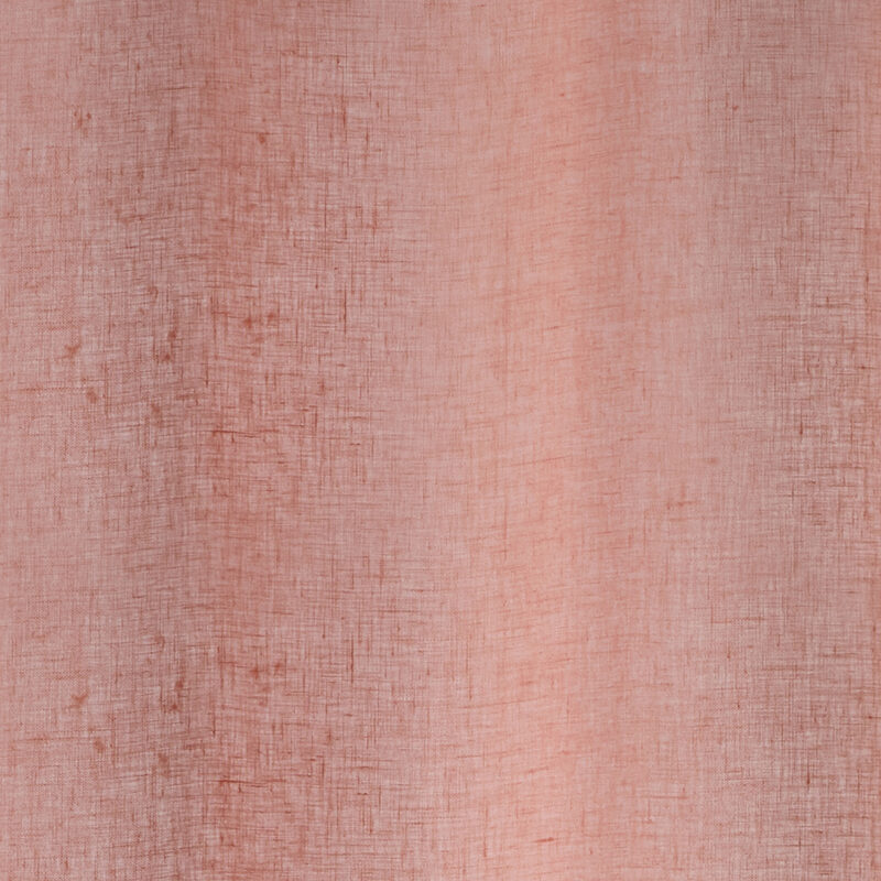 Voilage Lin LINAE coloris rose des sables 140 x 260 cm