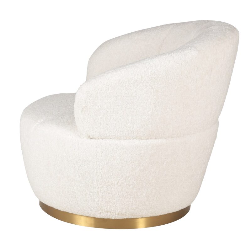 Fauteuil MILO coloris crème