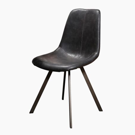 Chaise ZIGGY coloris noir