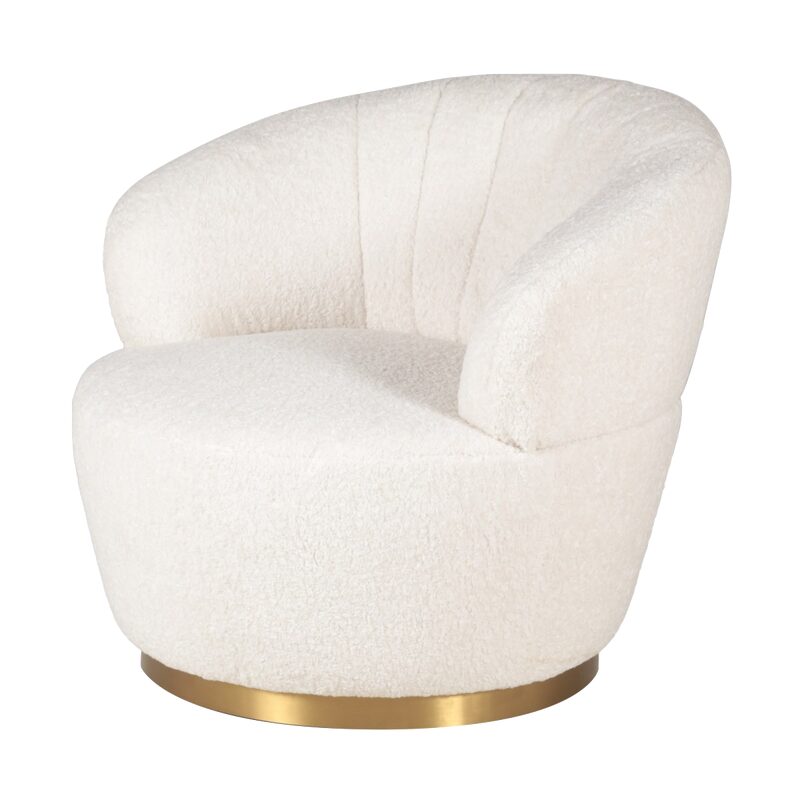 Fauteuil MILO coloris crème