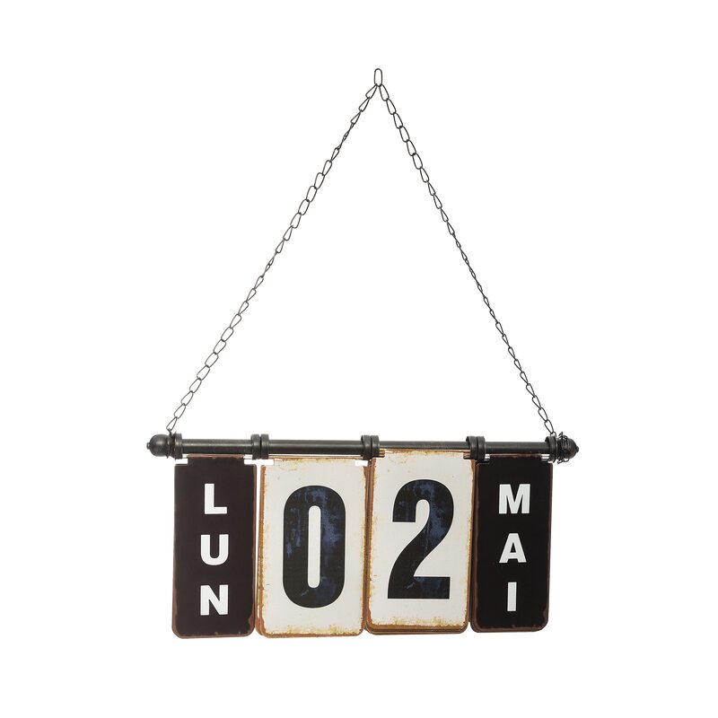 Semainier CALENDAR 42 x 18 cm