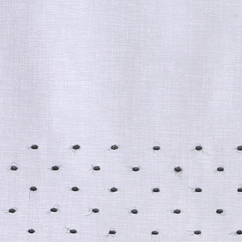 Vitrage ALENA coloris gris perle 60 x 120 cm